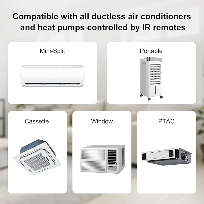 WOOX Smart Air Conditioner & Heater Pump Controller, WiFi IR Remote Control - Image 2