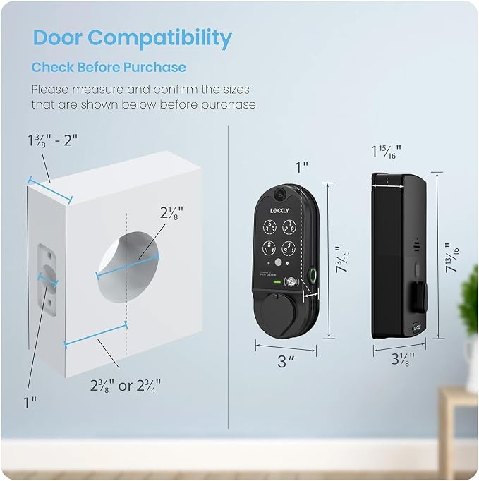 Lockly Vision Smart Lock with HD Video Doorbell, Fingerprint Door Lock - Image 11