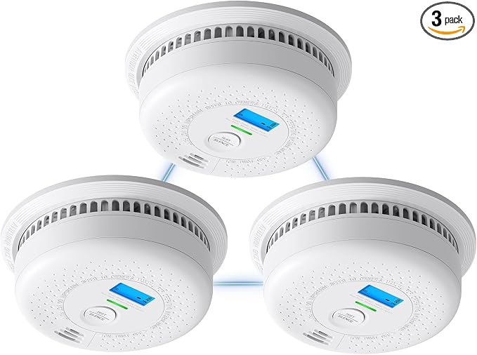 X-Sense Wireless Interconnected Combination Smoke & CO Alarm by X-Sense