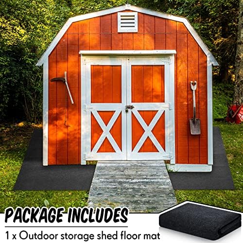Shed Floor Mat 8.2 x 10.2 ft, PE Backing - Image 3