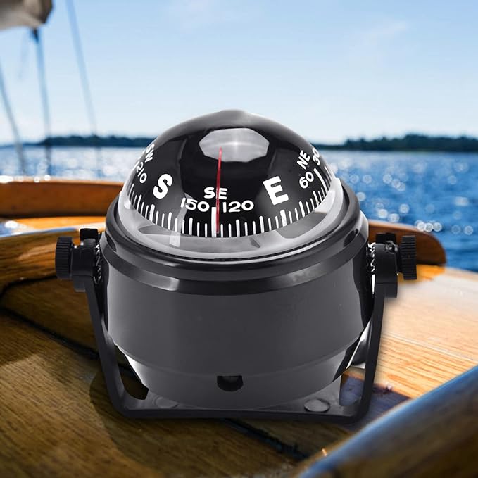 VGEBY Marine Navigation Compass, High Precision LED Marine Digital Car Mount - Image 5