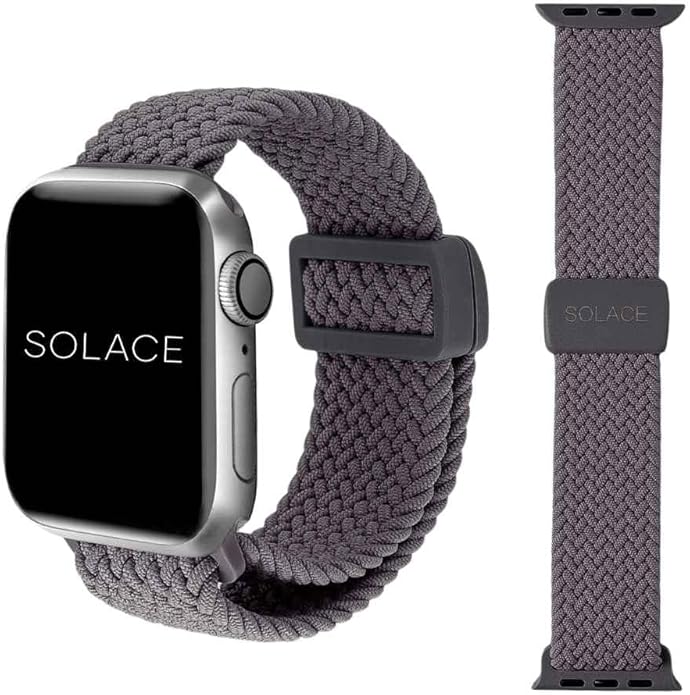 Solace Bands Imperium Adapt Wide Adjustable Nylon Braided Watch Band by SolaceBand