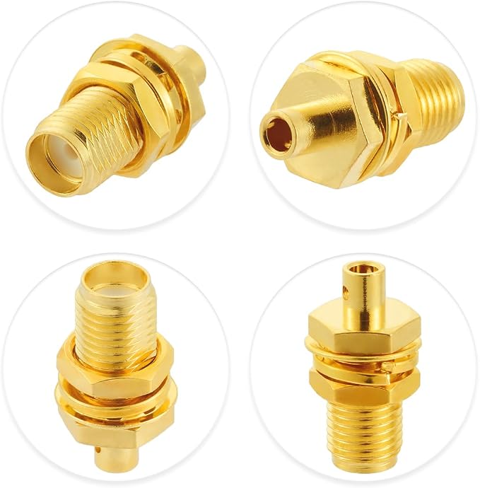 10 PCS SMA Connectors SMA Female Bulkhead Solder Connector - Image 5