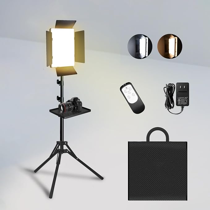 36W Photography Lighting, Arsoer Bi-Color 2700K-6500K Studio Lights by Arsoer