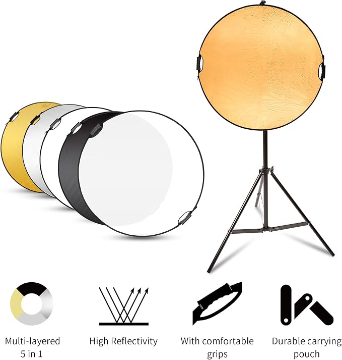 Selens Handle Round Reflector Stand Kit - Image 6