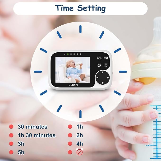 JUAN Baby Monitor with Camera and Audio, No WiFi 100% Private, 1000ft Range - Image 6