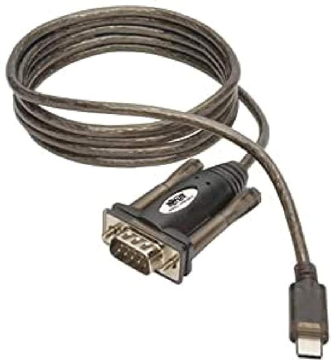TRIPP LITE USB-C to Serial Adapter Cable, DB9 RS232, Male-to-Male, 5-Foot / by TrippLite