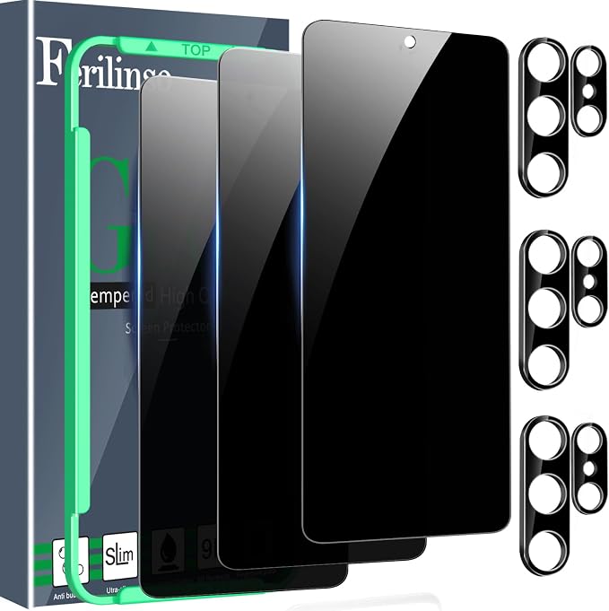 Ferilinso 3 Pack Privacy Screen Protector by Ferilinso