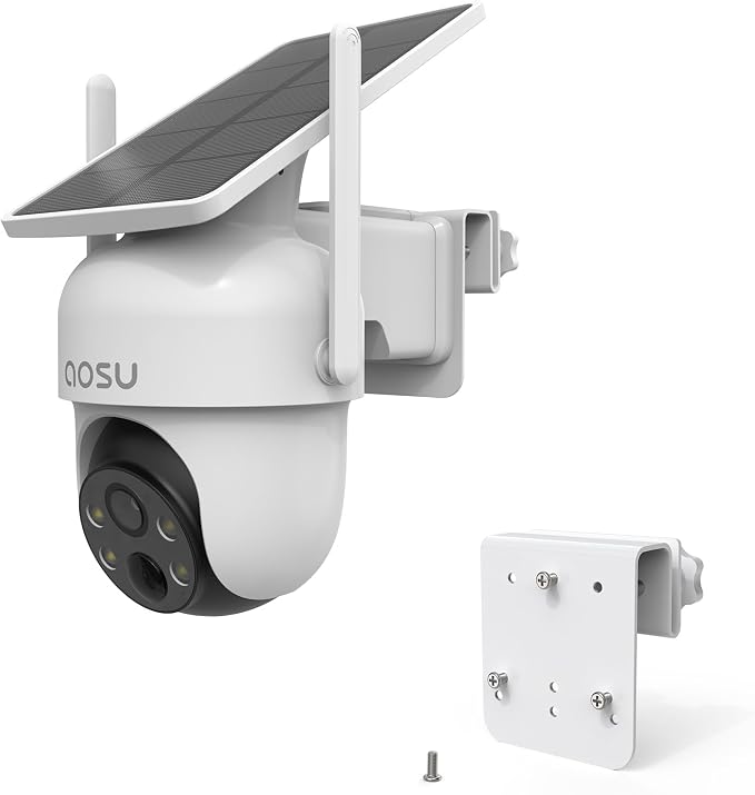 Gutter Mount for AOSU Solar Security Cameras Outdoor Wireless and ANSQUE by Unknown