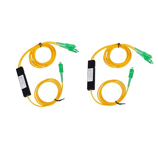 SC APC 1X2 Singlemode Fiber Optical Splitter by FiberOpticalAccessories