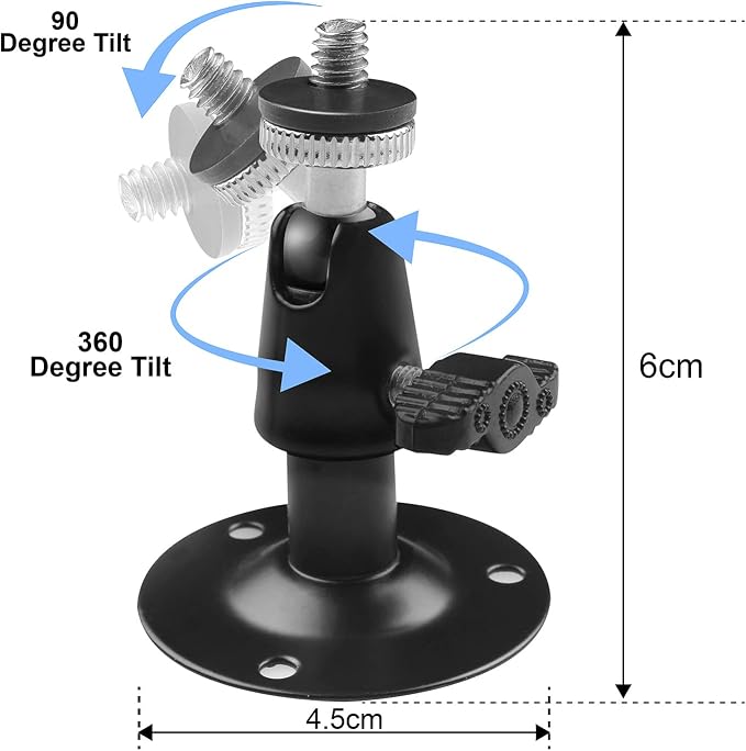 Camera Bracket Mount 3 Pcs Security Wall Mount - Image 3