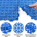 MYFAMIREA Modular Interlocking Cushion 12 Pack 11.8" x 11.8" Rubber Floor Tiles - Image 4