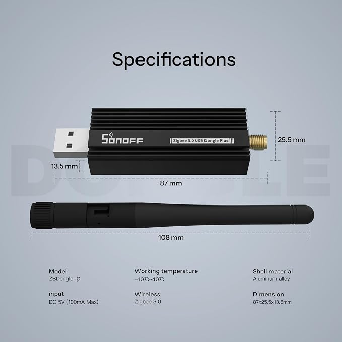 SONOFF Zigbee 3.0 USB Dongle Plus Gateway, Universal Zigbee USB Gateway - Image 9