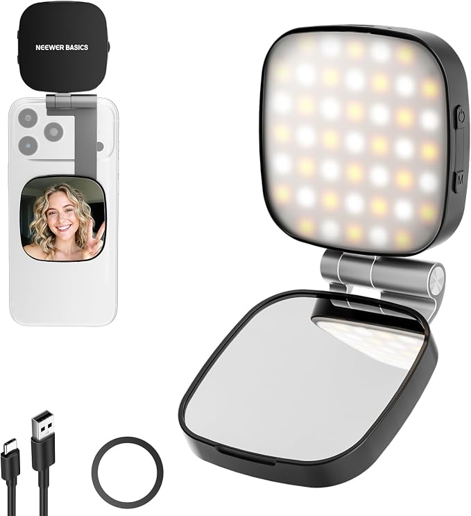 NEEWER Basics Magnetic Selfie Light Compatible by Neewer