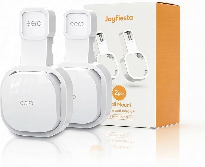 Wall Mount Holder for eero 6 and eero 6+ Router Mesh Wi-Fi System, No Messy by CelebrateEveryLittleMoment