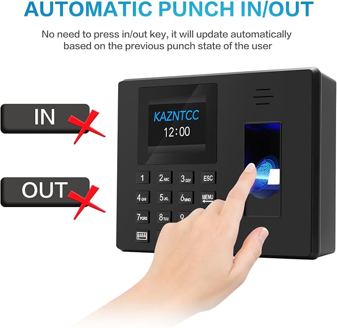 Time Clocks, Fingerprint Time Clock - Image 9