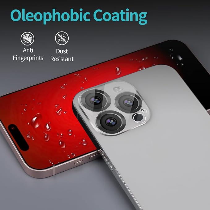 PEHAEL 2+2 Pack for iPhone 15 Pro Max Privacy Screen Protector - Image 7