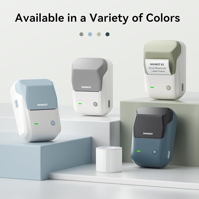 NIIMBOT B1 Label Maker Machine, Thermal Label Printer Easy to Use - Image 8