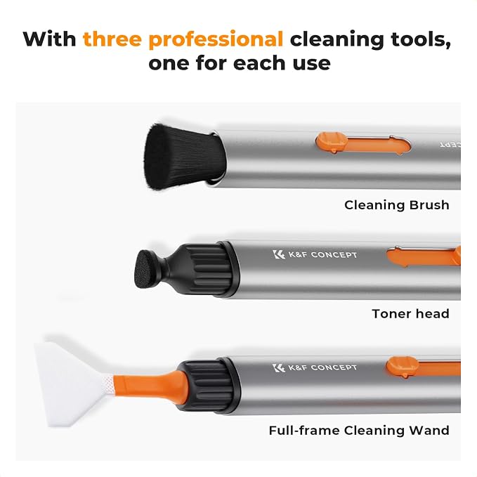 K&F Concept Versatile Switch Lens Cleaning Pen, Replaceable Pen Tip - Image 3