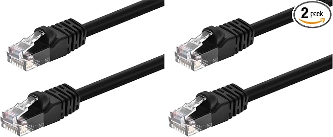Monoprice 0.5FT 24AWG Cat6 550MHz UTP Ethernet Bare Copper Network Cable by Monoprice