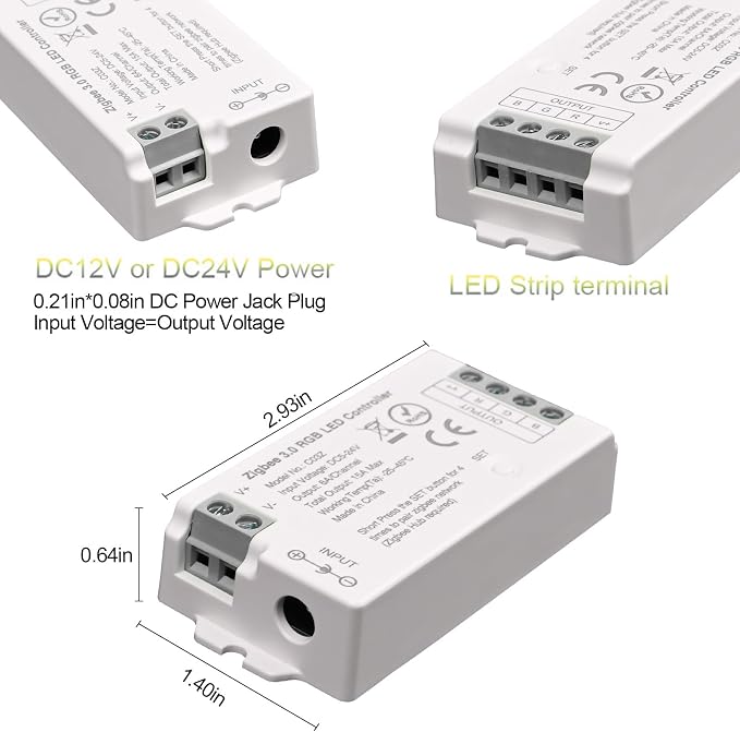 ZigBee 3.0 LED Controller C03Z RGB LED Strip Bulb Dimmer Compatible - Image 7