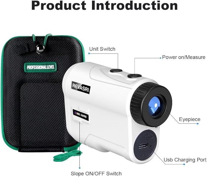 REVASRI Golf Rangefinder with Slope and Pin Lock Vibration, External Slope - Image 6