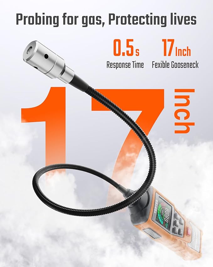 Rechargeable Gas Leak Detector, PT520B+ Natural Gas Leak Detector - Image 4