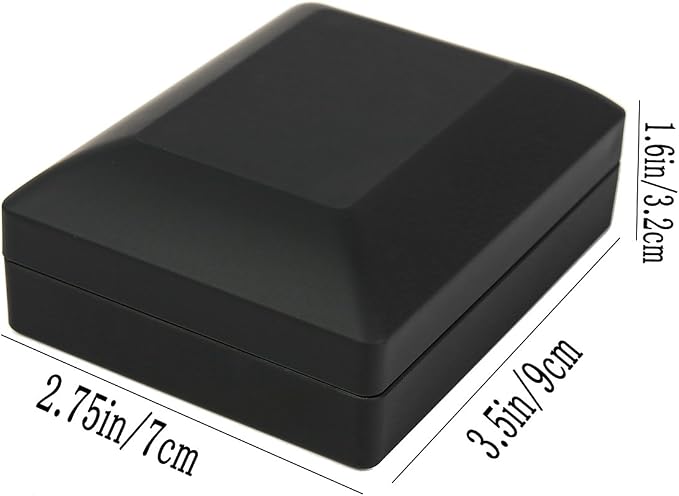 iSuperb® Pendant Box Black Jewelry Case Organizer - Image 5