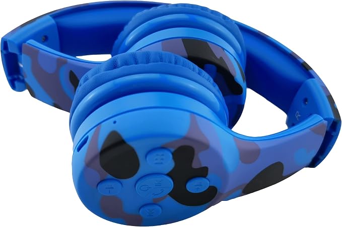 Toddler Headphones Wireless, Kids camo Bluetooth Headphones, 5 Button Easy Use - Image 8