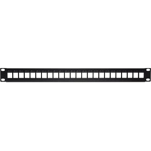 TRENDnet 24-Port Blank Keystone 1U Patch Panels, 1U 19" Metal Rackmount Housing - Image 10