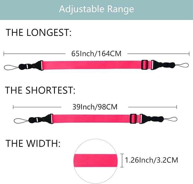 3 Pack Adjustable Shoulder Strap:Comfortable - Image 2