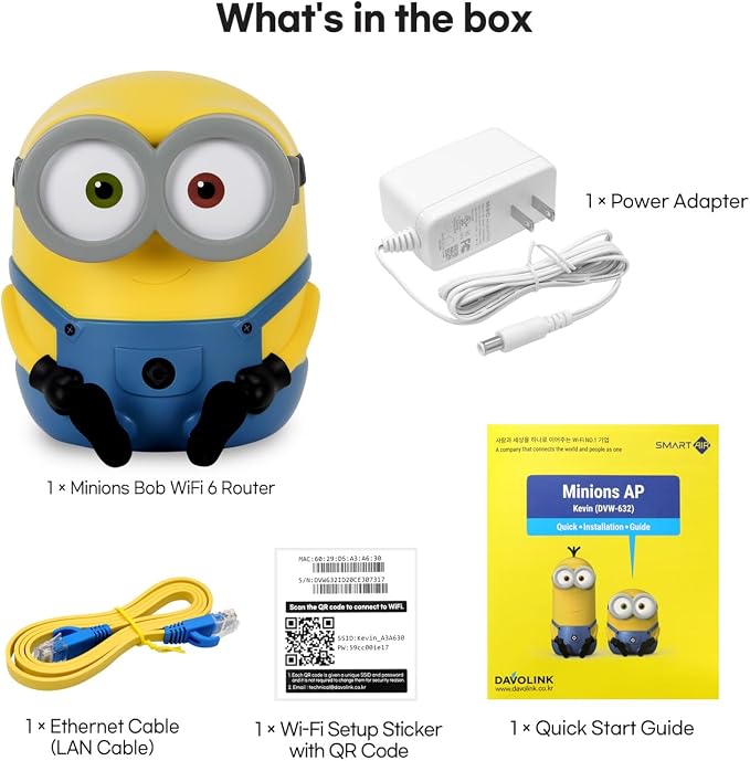 Davolink Minions Series WiFi 6 / 6E Gaming Router WiFi Extender Dual & Tri-Band - Image 2