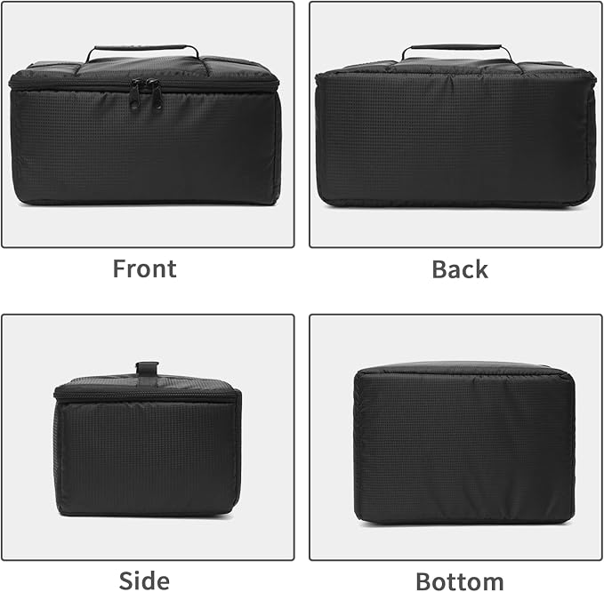 Camera Insert Bag Camera Case, Water Resistant Camera Bag Insert Portable Inner - Image 7