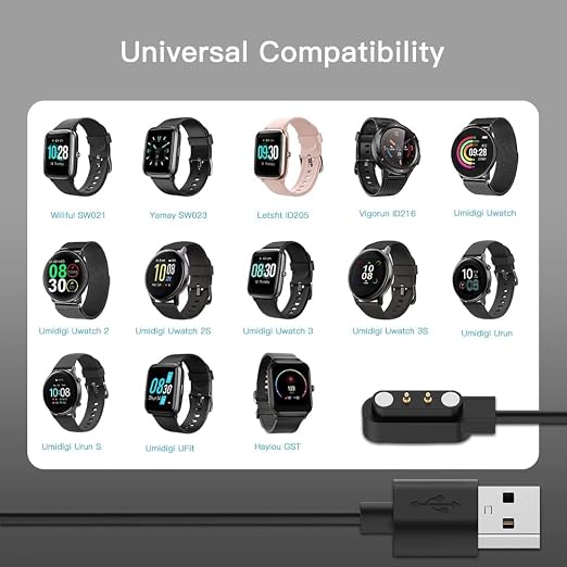 Acediar 3.3FT Smart Watch Charger Magnetic USB Charging Cable - Image 2