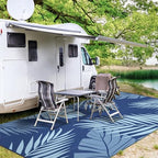 GENIMO Outdoor Rug, Waterproof Plastic Rugs 10'x14' - Image 4