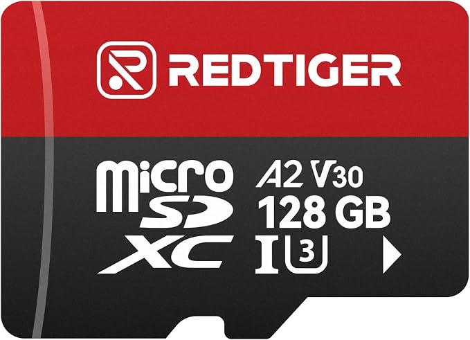 REDTIGER High Speed 128GB Micro SD Card by REDTIGER