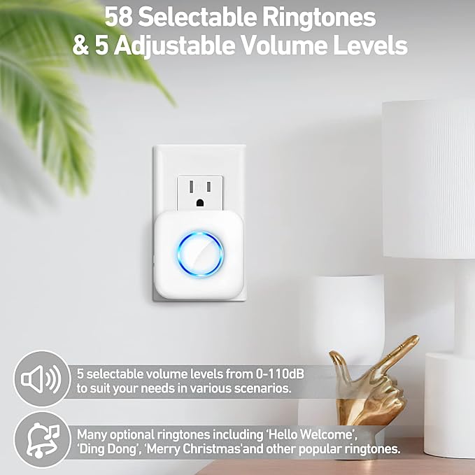Door Chime, Satisure Wireless Door Open Contact Sensor Alarm Chime, Door Ringer - Image 8
