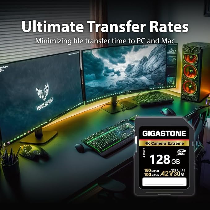 【5-Years Data Recovery】 GIGASTONE 128GB SD Card - Image 6