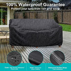 3-Seater Waterproof Outdoor Couch Cover 88"L×33"D×32"H - Image 5
