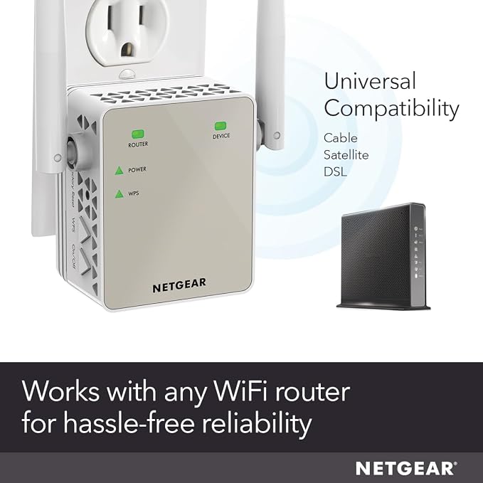 NETGEAR Dual-Band WiFi 5 Range Extender – Coverage up to 1, 500 sq. ft. - Image 4