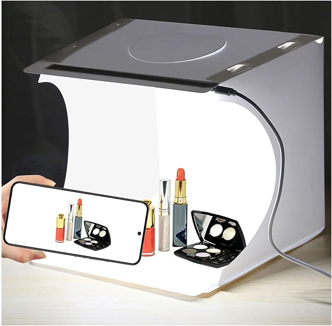 Portable Photo Light Box 10 Inch, Folding Photography Studio Tent by DEPTHLAN