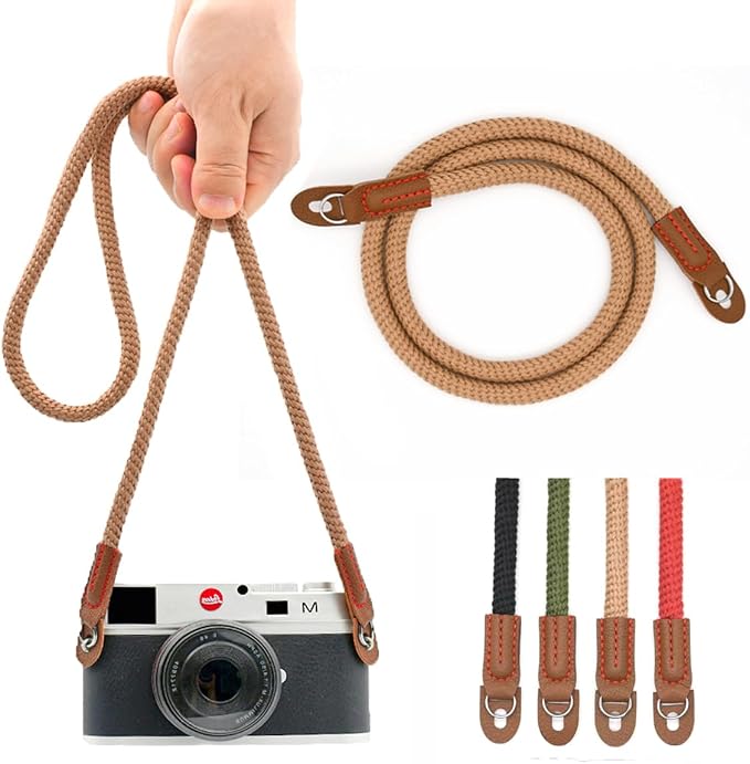 Camera Strap Vintage 100cm Camera Rope Strap Neck Shoulder Belt Strap by Eorefo