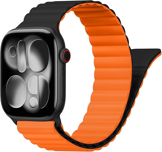 Magnetic Sport Bands for Apple Watch Band 40mm 38mm 41mm 42mm 44mm 45mm 46mm by BXUXOHS