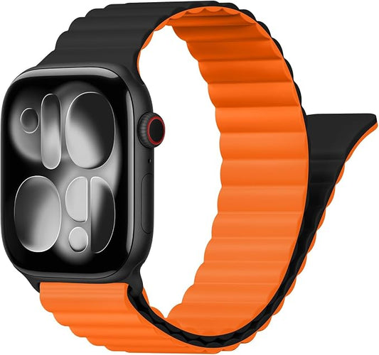 Magnetic Sport Bands for Apple Watch Band 40mm 38mm 41mm 42mm 44mm 45mm 46mm by BXUXOHS