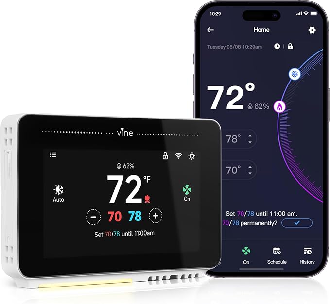Vine Smart Thermostat for House - Image 9
