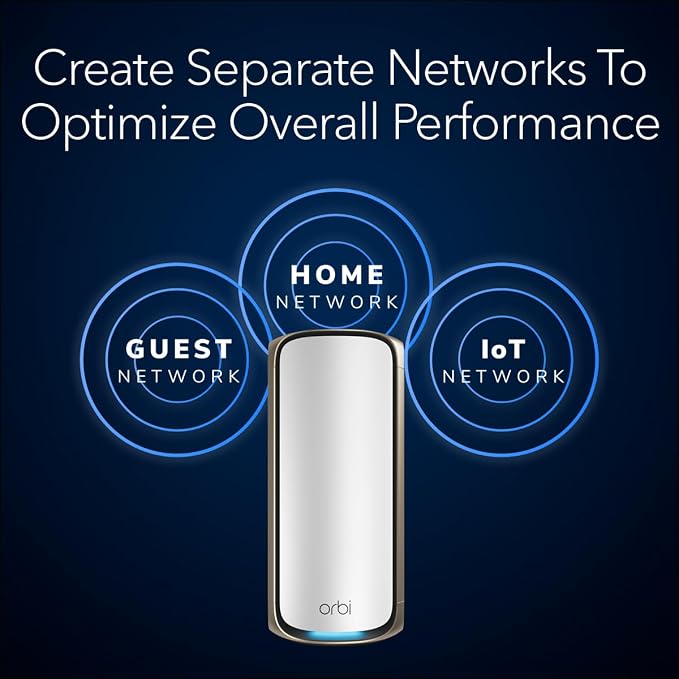 NETGEAR Orbi 970 Series Quad-Band WiFi 7 Router, Security Features, Covers 3 - Image 10