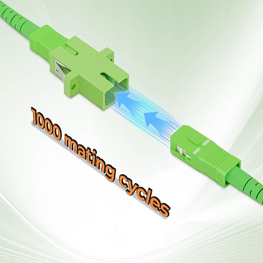 SCAPC to SCAPC Single Mode Fiber Optic Patch Cable – Simplex LSZH Jacket - Image 4