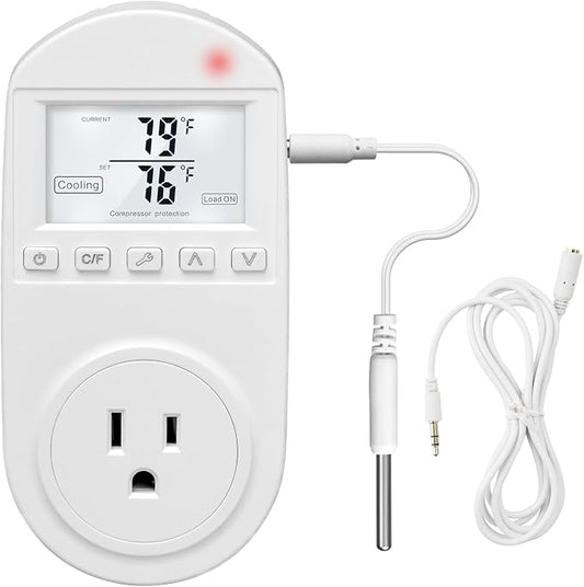 Temperature Controlled Outlet, Briidea Thermostat Outlet Compatible by briidea