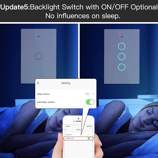 MOES ZigBee Smart Touch Wall Light Switch, Requires Tuya ZigBee Hub, No Neutral - Image 6