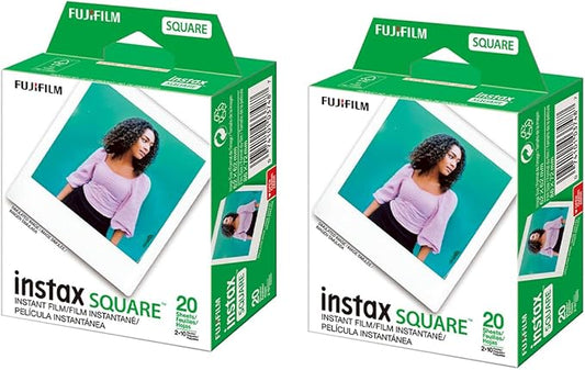 Fujifilm 2 Pack instax Square Instant Color Film, Twin Pack by FUJIFILM